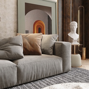 Basso MOQ 2023 lusso italiano turchia turco nuovo design piccolo grande salotto componibile casa l soggiorno mobili divano set - Product Image 6
