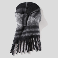 Écharpe chaude à carreaux de style coréen pour les achats d'hiver pour les voyages et l'utilisation quotidienne