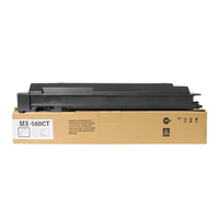 Poudre de toner noir en vrac compatible MX-560CT pour imprimante et photocopieuse couleur Sharp M3658N/M4658N