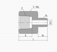 Adattatore Femmina Tipo Swagelok di Alta Qualità, Raccordo per Tubi in Acciaio Inox, Riduttore Femmina X Maschio NPT, Adattatore Maschio Disponibile OEM - Product Image 3
