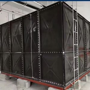 Serbatoio d'acqua sezionale in acciaio smaltato assemblato LIDA con motore, produttività 2000L/ora, per addolcimento e osmosi inversa per l'approvvigionamento idrico - Product Image 3