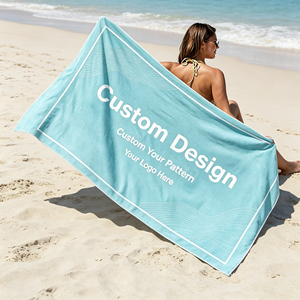 Customized <b>Microfiber</b> <b>Beach</b> <b>Towel</b> No Color Fade - Product Image 1