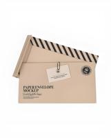 Enveloppe en papier kraft personnalisée de taille personnalisée pour invitation vintage, carte-cadeau, argent, lettre
