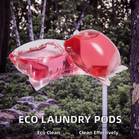 Lessives liquides écologiques en dosettes Gain Flings pour vêtements, fabriquées en usine OEM