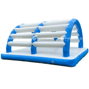 <span class=keywords><strong>Barco</strong></span> de barra flotante de PVC, plataforma de muelle de mesa flotante inflable, balsa de salón de agua, Isla Flotante inflable - Product Image 3