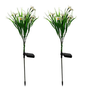 2 PC Lamp Solar <strong>Wild</strong> Chrysanthemum Light LED Flower Lawn Stake Lamp Outdoor Waterproof for Home Garden Yard <strong>Path</strong> Decoration - Product Image 3