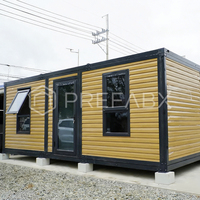 Maison mobile préfabriquée PrefabX, design moderne de luxe, 2 chambres, écologique, durable, imperméable, maisons en bois préfabriquées