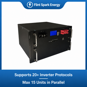 Batterie au lithium fer phosphate 48V, système de stockage d'énergie solaire photovoltaïque, batterie au lithium domestique - Product Image 5