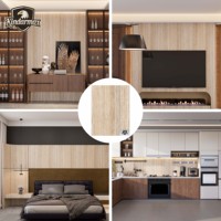 Panneau MDF mélaminé grain pierre écologique de qualité ENF, résistant à l'eau, ignifuge, anti-rayures, texture marbre, décoration de cuisine