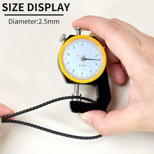 Cordon élastique réfléchissant de 60 pieds, 2,5 mm, luminescent dans le noir, corde élastique antichoc pour bricolage, artisanat, camping, randonnée, bracelets, lacets de chaussures - Product Image 2