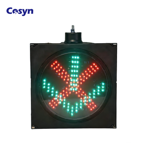 Feux de signalisation routière LED de 200 mm, 300 mm, 400 mm, croix rouge, flèche verte, avec revêtement protecteur en film transparent pour les systèmes de stationnement - Product Image 4