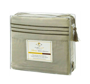1800 <strong>Thread</strong> <strong>Count</strong> 100% Polyester Brushed Microfiber Fabric Embroidery Bed <strong>Sheets</strong> Sets - Product Image 1
