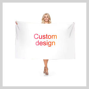 Logotipo personalizado Toalla de secado rápido Impresión de microfibra 100% poliéster Toalla de playa con logotipo Impresión personalizada - Product Image 1