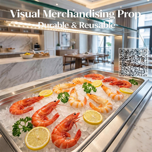 Réplique réaliste de crevettes artificielles, modèle alimentaire de fruits de mer factices, pour affichage commercial en restaurant, accessoire de <span class=keywords><strong>photographie</strong></span> cinématographique et décoration - Product Image 4