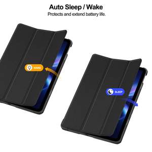 Étui pour tablette <span class=keywords><strong>Redmi</strong></span> K <span class=keywords><strong>Pad</strong></span> 2 2026 SE 9.7, <span class=keywords><strong>Pad</strong></span> <span class=keywords><strong>Mini</strong></span> 8.8, <span class=keywords><strong>Pad</strong></span> 7 Ultra 14, 5 Pro 12.4, en cuir PU magnétique à trois volets avec support rigide - Product Image 5