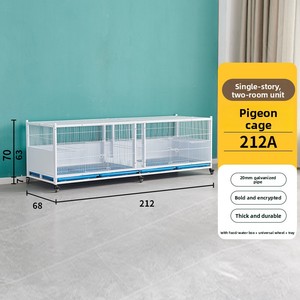<span class=keywords><strong>Cage</strong></span> à oiseaux en métal avec grille de protection, anti-loutre, pour l'élevage de perroquets et de pigeons - Product Image 4