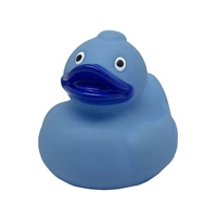 Lot de mini canards de bain en caoutchouc rose, sans trou, sans moule, imprimés noirs, qui couinent, pour la baignoire