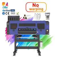 Meilleure imprimante Dtf couleur fluorescente 4 têtes A1 impresora dtf avec machine de transfert d'impression de t-shirt secouant la poudre du four