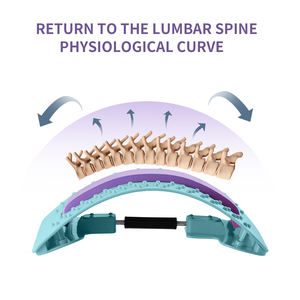 Tablero de soporte Lumbar ajustable, masajeador de cintura de colores personalizados, camilla de espalda para corrección de postura de alivio del dolor superior e inferior - Product Image 5