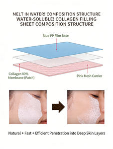 Parche Facial Y315 con Colágeno para Rellenar Líneas de Expresión, de Disolución Rápida, Agregar Agua al <span class=keywords><strong>Gel</strong></span>, Tela No Tejida, Hidratante - Product Image 2