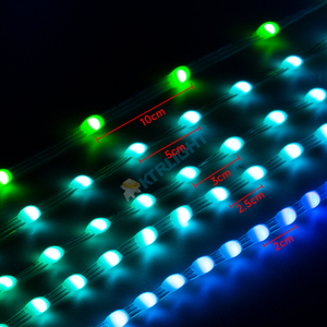 Ngoài trời không thấm nước LED ws2811 WS2812 3pin 4pin trắng đen dây 12V hạt giống pixel LED chuỗi Lights - Product Image 5