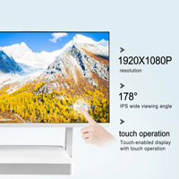 OEM personalizar 24 pulgadas todo en uno computadora CPU i5 I7 Win10 win11 Base de carga inalámbrica Monitor táctil giratorio todo en una PC