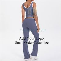 Multi-Color Selectable Comfortable and Highly Elastic Fitness Set of Two Pieces