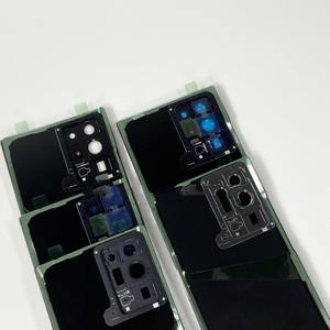 Tapa de batería para <span class=keywords><strong>Samsung</strong></span> <span class=keywords><strong>Galaxy</strong></span> Note 20 20 <span class=keywords><strong>Ultra</strong></span> 5G <span class=keywords><strong>N20</strong></span> N980 N986 Cristal trasero - Product Image 4