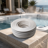 Tuyau PVC blanc flexible de 2 pouces pour spa jacuzzi 3 personnes, prix du tuyau PVC de 2 pouces, tuyau flexible PVC de 2 pouces