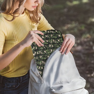 13 and 14 Inches Quilted Laptop Sleeve Hawaii Flowers Print Laptop Case Cover <b>Tablet</b> Computer <b>Bag</b> - Product Image 6