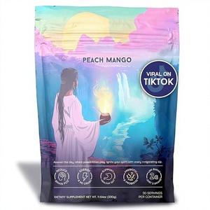 Té Mabai en Polvo con Sabor a Melocotón, Salud, Bienestar, Energía, Refuerzo Inmunológico, Suplemento Dietético, Apoyo Digestivo a Base de Hierbas, Nootrópicos <span class=keywords><strong>para</strong></span> el Sueño - Product Image 1