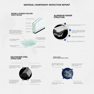 Mini Sala <span class=keywords><strong>de</strong></span> Reuniones Prefabricada <span class=keywords><strong>de</strong></span> Estilo Escandinavo Moderno, Impermeable, <span class=keywords><strong>con</strong></span> Tecnología <span class=keywords><strong>de</strong></span> Vidrio Inteligente y <span class=keywords><strong>Ventanas</strong></span> <span class=keywords><strong>de</strong></span> Piso a Techo - Product Image 4