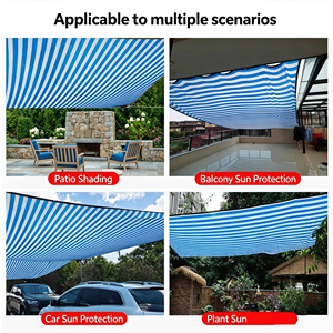 Voile d'ombrage DaringFish avec bords ourlés, œillets, maille épaisse et densifiée, anti-âge, isolation thermique, <span class=keywords><strong>protection</strong></span> UV pour patio et camping - Product Image 4