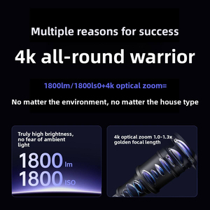 Projecteur laser triple JMGO X5 Max, 4K natif, zoom optique Max 8K, WiFi 7 entièrement automatique, faible latence, projecteurs pour cinéma maison - Product Image 4