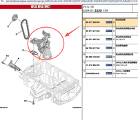 Pompe à huile moteur OE 9801703580 9803092680 9801943580 pour Peugeot 208 308 308S 408 2008 3008 4008 Citroën C3 C4L C4 DS4 1.2T EB2