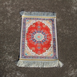 Posavasos de alfombra floral bordados de estilo musulmán, lavables, antideslizantes, de goma, para comedor, cocina, bodas, gran venta. - Product Image 5