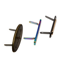 Plaque de nom personnalisée en or, étiquette métallique pour sac, accessoires de maroquinerie, vente en gros