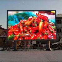 Écran LED publicitaire numérique couleur P4 étanche pour extérieur, avec animation, sur pied, IP65, pour centres commerciaux