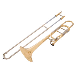 <span class=keywords><strong>Trombone</strong></span> en laiton jaune de haute qualité en laiton <span class=keywords><strong>blanc</strong></span> - Product Image 2