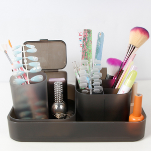 5 Piece <b>Nail</b> Art Storage Box Set Desktop Pen Holder Cotton Pad Tray Salon Manicure Organizer Tool Container Display <b>Case</b> Kit - Product Image 1