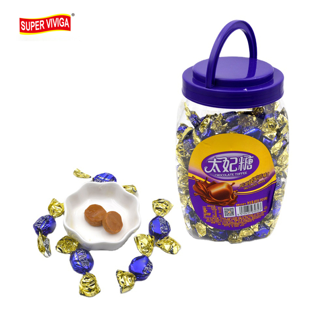 Wholesale Sweets Halal Chocolate Toffee Candy From China