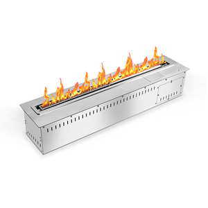 Cheminée à bioéthanol Innofire 60 pouces, chauffage automatique à l'éthanol, télécommande intelligente, 150 cm - Product Image 3