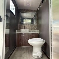 Toilettes portables de luxe mobiles, remorque de salle de bain, toilettes publiques portables, remorque portable, toilettes publiques portables