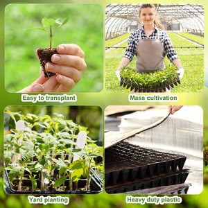 Plateaux de semis 50, 72, 98, 105, 128, 150, 162, 200, 260 cellules, colorés, sans BPA, pour légumes et <span class=keywords><strong>plantes</strong></span>, pour pépinière - Product Image 2