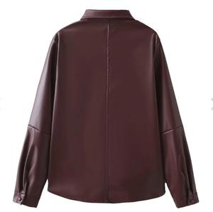Tenues de moto pour femmes, style Y2K, veste de moto à manches longues, jupe courte tendance, ensembles de jupe courte en cuir - Product Image 5