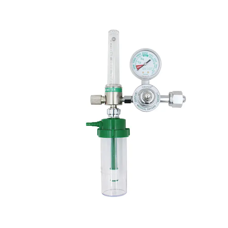 Medische Zuurstof Regulator Met Flowmeter Bull Neus Type, Ziekenhuis Apparatuur Medische Apparatuur