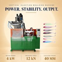 Machine de moulage par injection de leurres souples en PVC TPE bicolore 30KN 700g avec moule personnalisé pour usine de leurres