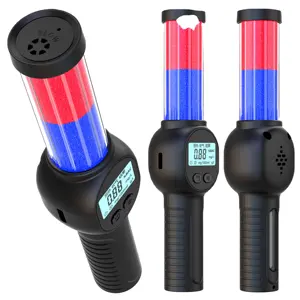 Tragbarer Alkohol-Atemprüfer Stick 4 in 1 Atemprüfer beleuchteter Stick mit LED-LCD-Display für die Kontrolle von Trunkenheit beim Autofahren