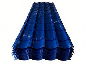 Tuiles en acier colorées pour toiture, Aluzinc, tôles métalliques ondulées, différents types de tôles de toiture - Product Image 5