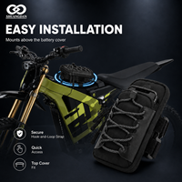 Sac de rangement étanche pour cadre central de moto, housse de batterie, pochette pour téléphone, organisateur d'outils pour Sur Ron Light Bee X